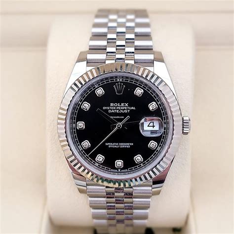 black dial rolex for sale|authentic rolex diamond dials.